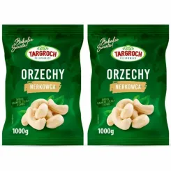 Zestaw 2 x Orzechy Nerkowca Połówki 1 kg - Targroch