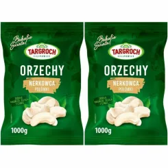 Zestaw 2 x Orzechy Nerkowca Połówki 1 kg - Targroch