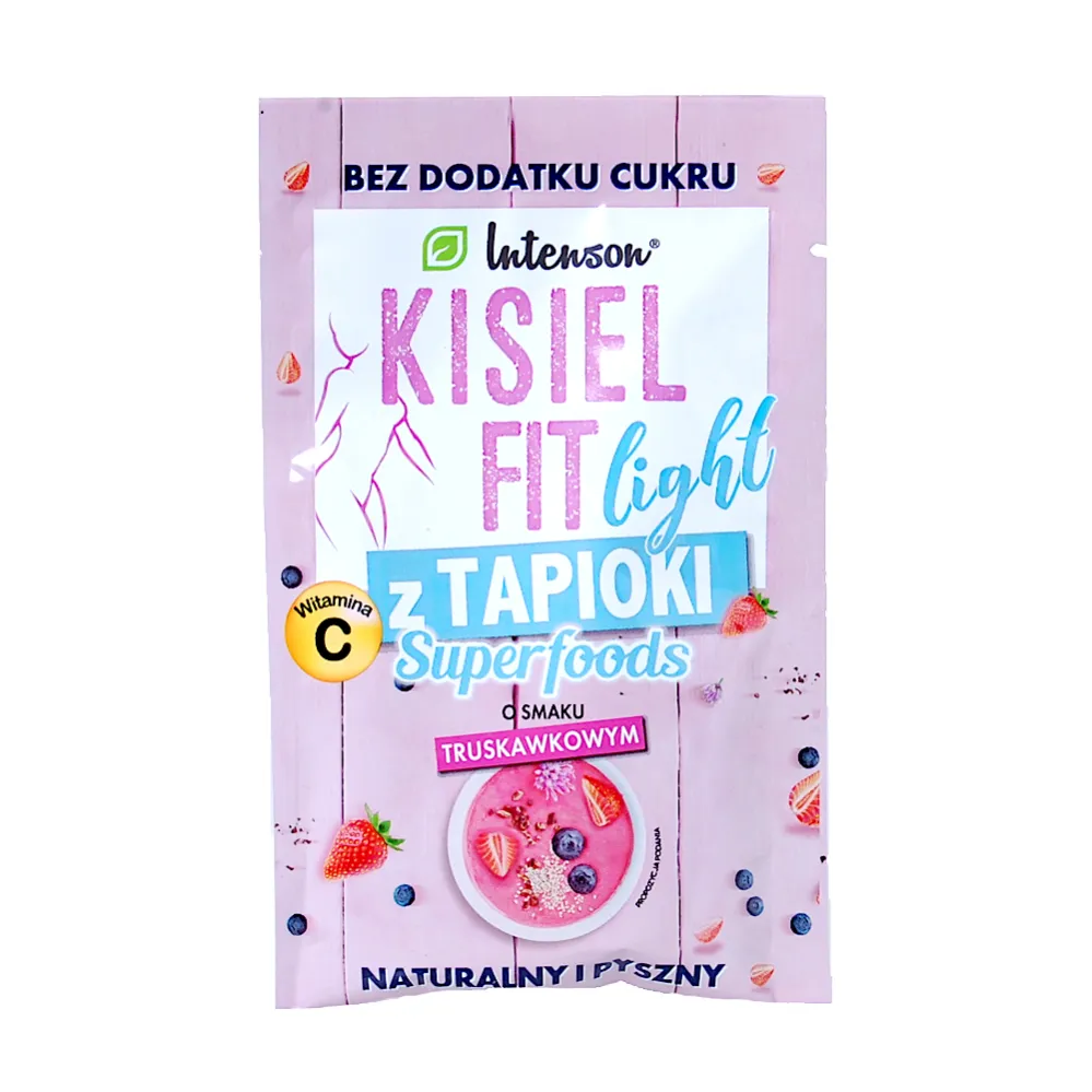 Kisiel Fit z Tapioki Truskawkowy 30 g Intenson 