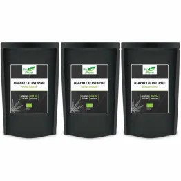 Zestaw 3 x Białko Konopne w Proszku Bio 500 g - Bio Planet