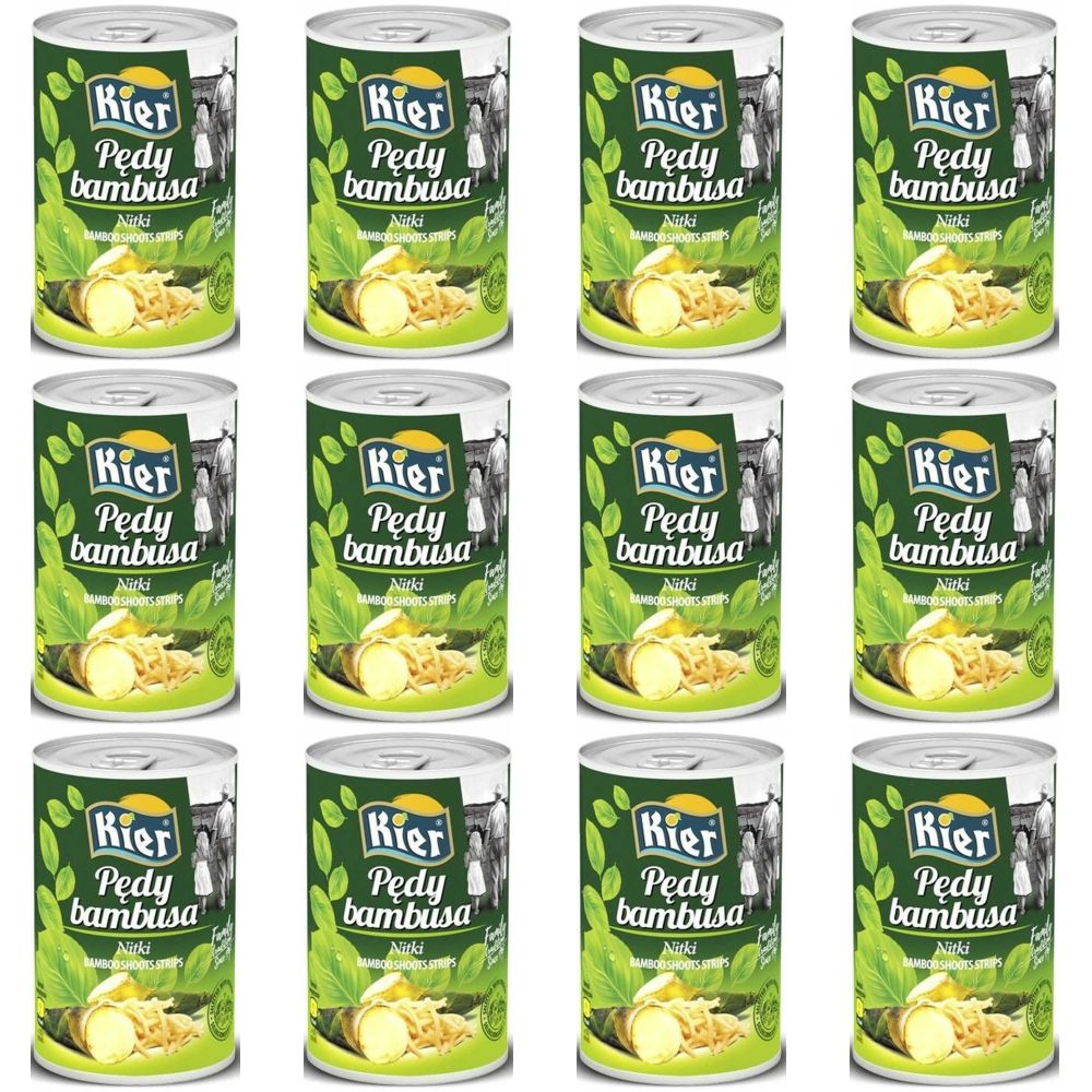 12 x Pędy Bambusa 400 g (200 g) - Kier