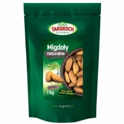 Migdały Naturalne Ciemne 1 kg Doypack - Targroch