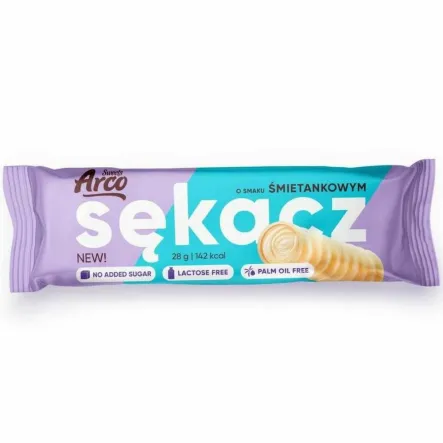 Sękacz o Smaku Śmietankowym Bez Dodatku Cukru 28 g - Arco Sweets
