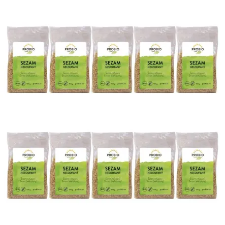 10 x Sezam Niełuskany Bio  Bezglutenowy 150 g  Probio