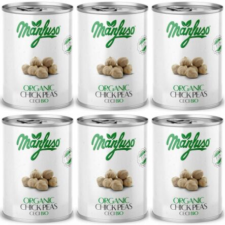 6 x Ciecierzyca w Zalewie Bio 400 g (240 g) - Manfuso