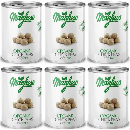 6 x Ciecierzyca w Zalewie Bio 400 g (240 g) - Manfuso