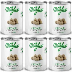 6 x Ciecierzyca w Zalewie Bio 400 g (240 g) - Manfuso