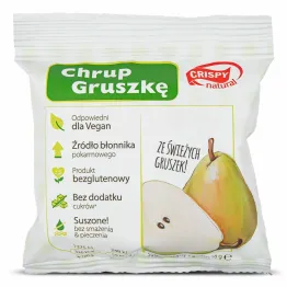 Gruszka Suszona Bezglutenowa Bez Dodatku Cukru Plasterki 18 g - Crispy Natural