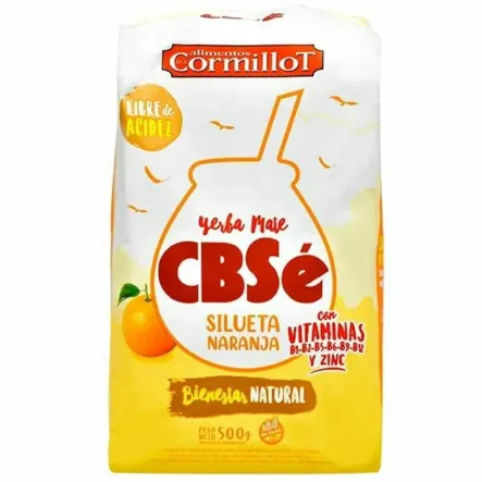 Yerba Mate Silueta Naranja Pomarańczowa 500 g CBSe