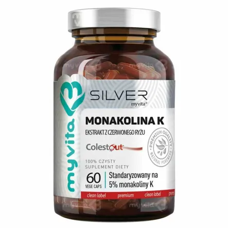 Silver Pure Monakolina K- 60 Kapsułek - MyVita (data 12.03.2025)