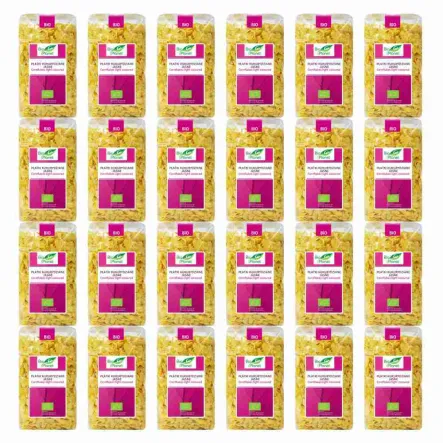 24 x Płatki Kukurydziane Jasne Bio 250 g - Bio Planet - Płatki Śniadaniowe Eko