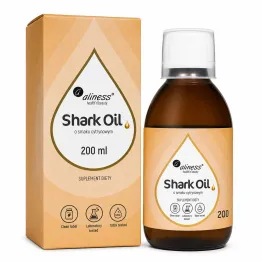 Shark Oil Olej z Wątroby Rekina o Smaku Cytrynowym 200 ml - Aliness