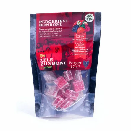 Galaretki w Cukrze o Smaku Owoców Leśnych Bio 70 g Perger