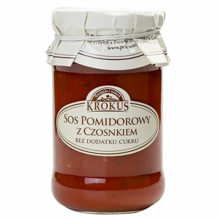 Sos Pomidorowy z Czosnkiem 340 g - Krokus