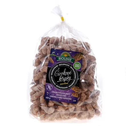 Chrupki z Sorgo Niesolone Bezglutenowe 100 g - Biolinie