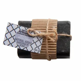 Mydło w Kostce Węglowe z Czarnuszką Detoksykujące 100 g - Beaute Marrakech