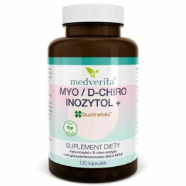Myo/D-chiro Inozytol + Quatrefolic 120 Kapsułek - Medverita