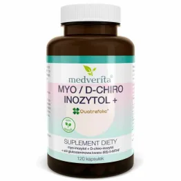 Myo/D-chiro Inozytol+ Quatrefolic 120 Kapsułek - Medverita