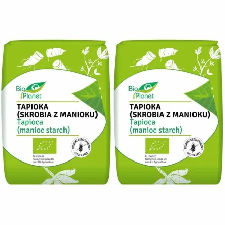 2 x Tapioka (Skrobia z Manioku) Bezglutenowa Bio 800 g - Bio Planet
