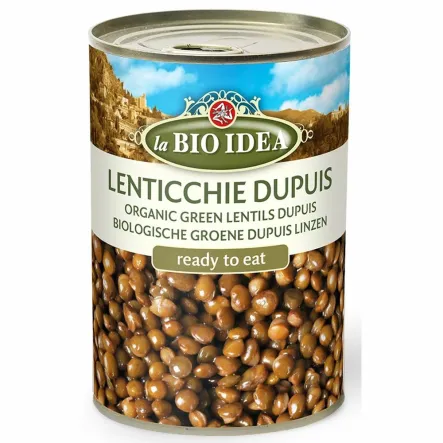 Soczewica Zielona Dupuis Puszka Bio 400 g La Bio Idea