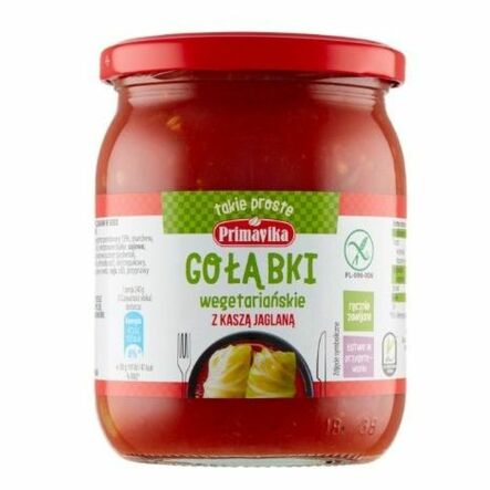 Gołąbki Wegetariańskie z Kaszą Jaglaną 480 g - Primavika