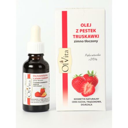 Kosmetyczny Olej z Pestek Truskawki 30ml - Ol'vita