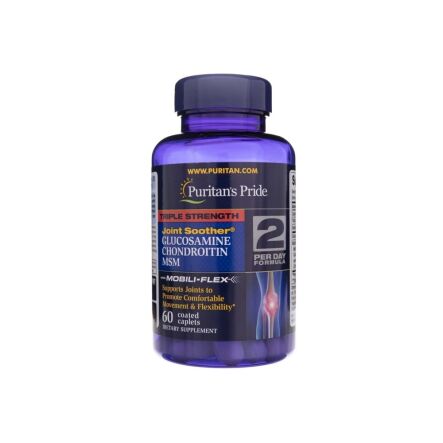 Glukozamina, Chondroityna, MSM 60 Tabletek Puritan's Pride