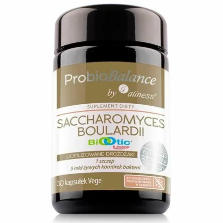 ProbioBalance Saccharomyces Boulardii 5 mld. Żywych Komórek Bakterii 30 Kapsułek - Aliness