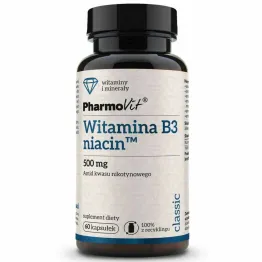 Witamina B3 Niacyna 60 Kapsułek - Pharmovit