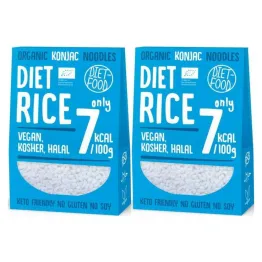 2 x Makaron Konjac Bio Organic Diet Rice 300 g - Diet Food