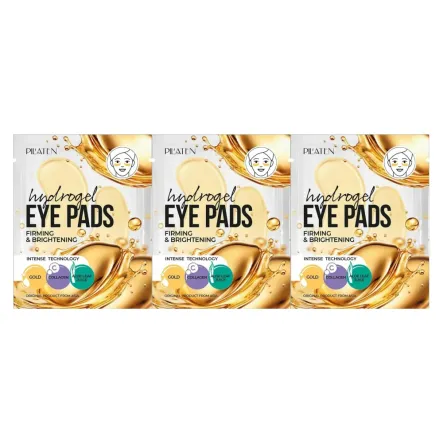 3 x Hydrożelowe Płatki Pod Oczy z Kolagenem i Złotem Koloidalnym 6 g - Pilaten
