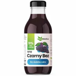 Syrop Czarny Bez Bez Dodatku Cukru 300 ml - Ekamedica