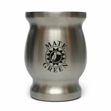 Naczynie ze Stali Nierdzewnej Srebrne - TermoMate Double Wall Heat Insulation Silver 230 ml - Wyprzedaż