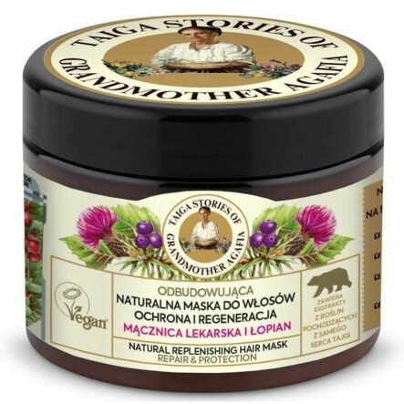 Maska do Włosów Zniszczonych Odbudowująca 300 ml - Taiga Stories