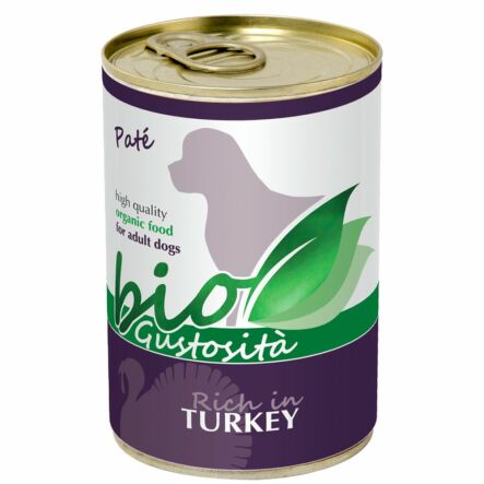 Karma Dla Psa Bio Indyk 400 g Gustosita - Wyprzedaż