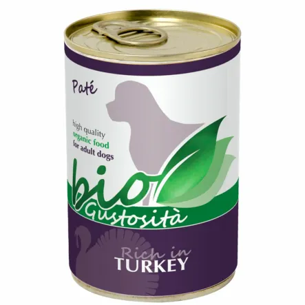 Karma Dla Psa Bio Indyk 400 g Gustosita - Wyprzedaż