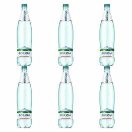 6 x Naturalna Woda Mineralna Naturalnie Wysoko Nasycona CO2 Wysoko Zmineralizowana PET 1 l - Borjomi