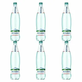 6 x Naturalna Woda Mineralna Naturalnie Wysoko Nasycona CO2 Wysoko Zmineralizowana PET 1 l - Borjomi