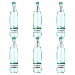 6 x Naturalna Woda Mineralna Naturalnie Wysoko Nasycona CO2 Wysoko Zmineralizowana PET 1 l - Borjomi