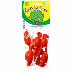 Lizaki Okrągłe Truskawkowe Bio 70 g (7x10 g) - Candy Tree