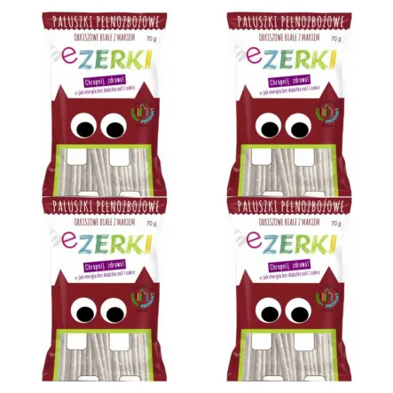 4 x Paluszki Orkiszowe z Makiem 70 g - Ezerki