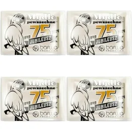 4 x Polskie Szare Mydło Powszechne Naturalne Roślinne 200 g - Barwa