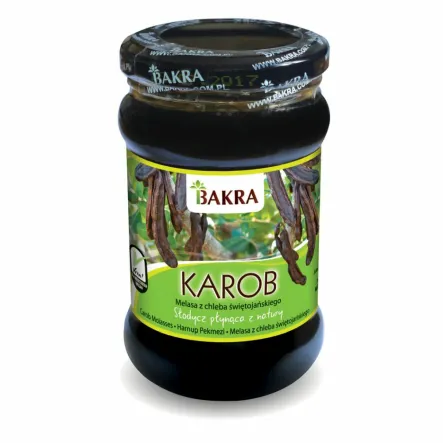 Karob - Melasa  z Chleba Świętojańskiego 370 g - Bakra