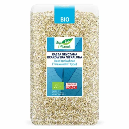 Kasza Gryczana Krakowska Niepalona Bio 1 kg - Bio Planet