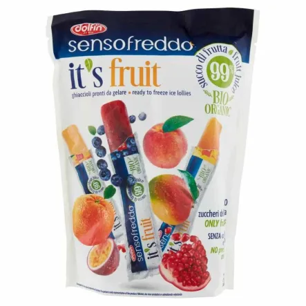 Lody Owocowe do Zamrożenia Bio 400 ml (10x 40 ml) - Sensofreddo