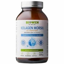 Kolagen Morski 3x Peptydy w Proszku 225 g - Biowen