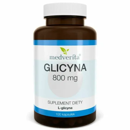 Glicyna 800 mg 100 Kapsułek - Medverita