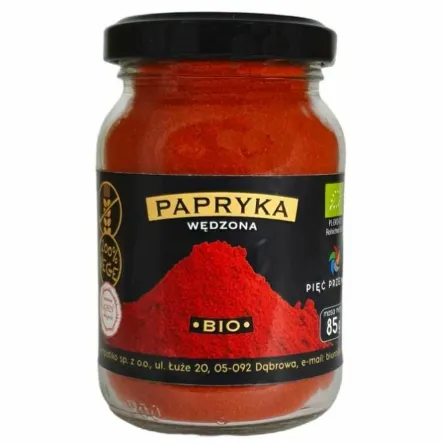 Papryka Wędzona BIO 85 g - Pięć Przemian