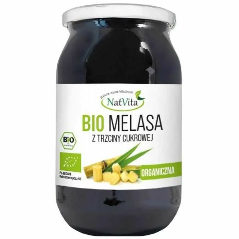 Melasa z Trzciny Cukrowej BIO 1,2 kg - NatVita