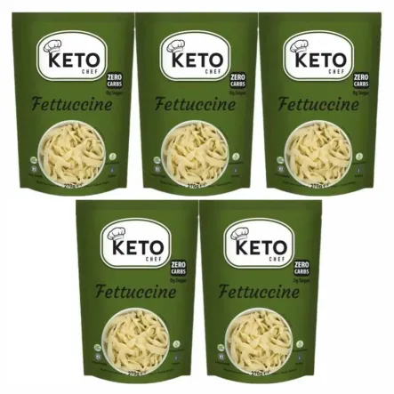 5 x Makaron Konjac Fettuccine Bio 270 (200 g) - Keto Chef